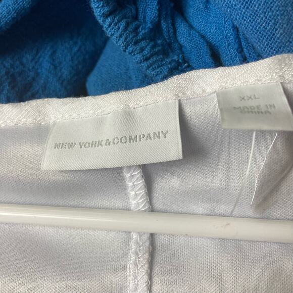 New York & Company Beach Swim‎ Cover White Size XXL - Picture 4 of 10